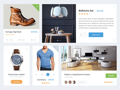 Shopping Widgets add to car cart ecommerce product product details shop shopping store ui ux widget