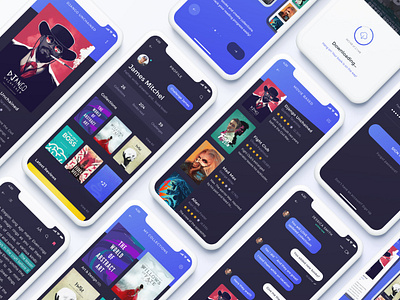 Reading App - Dark Mode by Ben Tortorelli on Dribbble