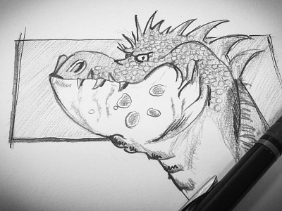 Dragon Sketch 800x600 dragon sketch