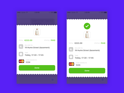 Order Summary - Receipt Styles app commerce order purchase receipt summary