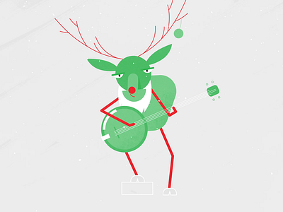 Christmas - Musical Reindeer adobeaftereffects aftereffects animation banjo character characteranimation characterdesign christmas loop mdcommunity mgcollective motiondesign motiongraphics motionlovers music reindeer rubberhose uprightbass walkcycle