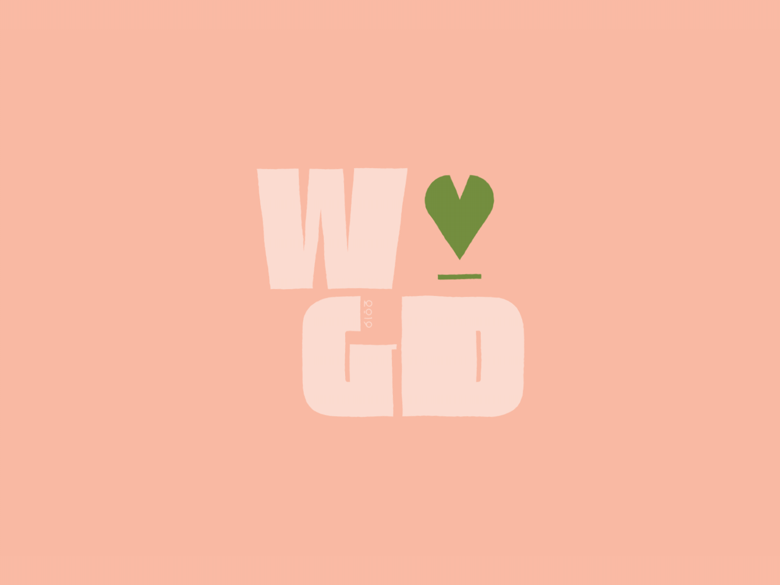 Logo animation for We Love Graphic Design 2019 after effects animation design graphic graphic design heart logo logoanimation love motiondesign opening titles typography wlgd