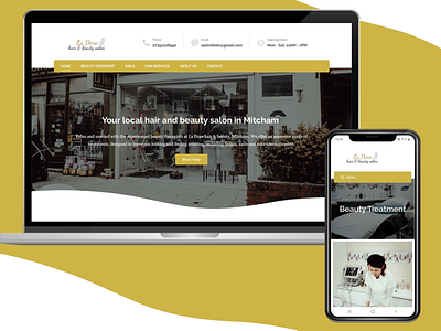 Branding and Website design - La Dore Beauty Salon