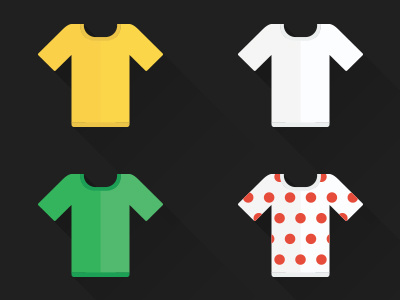 Tour de France shirts