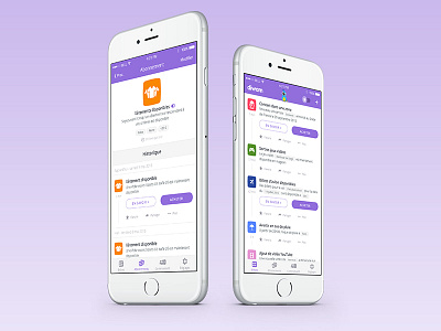 Diwam app diwam flat mascot parrot personnalized purple service ui ux