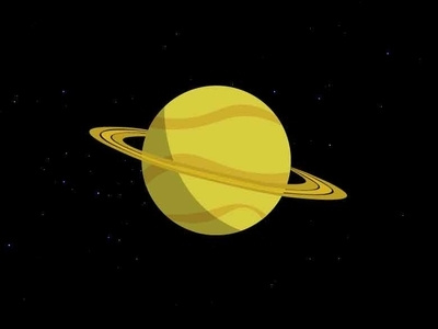 Saturn astronaut design illustration planets saturn