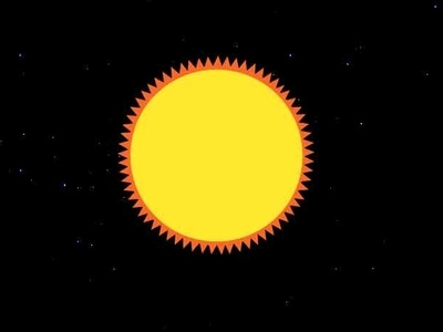 Sun astronomy design illustration kid planets sun