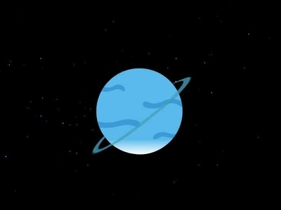 Uranus astronomy draw illustration kid kid app planets uranus