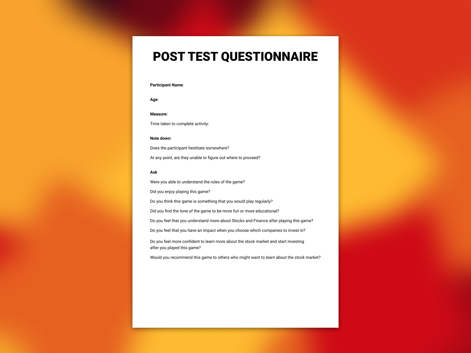 user-test-questionnaire-for-stock-market-game-by-chandra-ramanujan-on