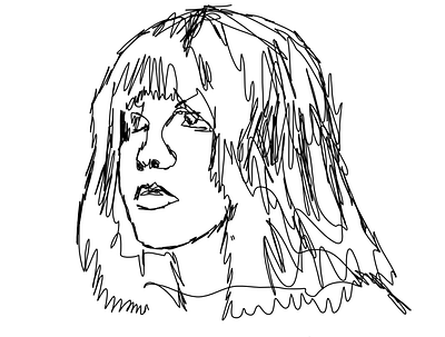 Portrait of Stevie Nicks graphic design illustration portrait