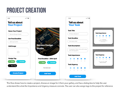 Domino App - To-Do list Creation Flow design framer x mockup productivity time management to do list ui ux