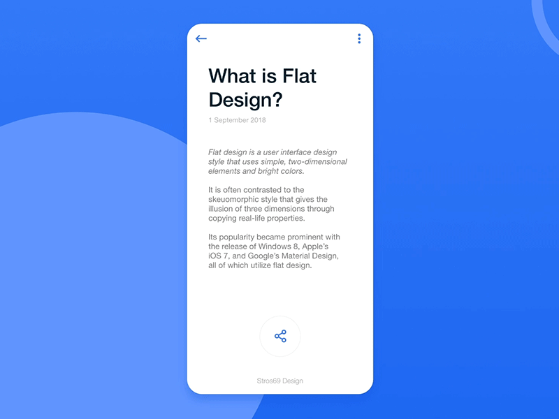 Simple Share Icons animation icon ux ui
