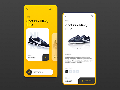 Nike Sneaker App Concept
