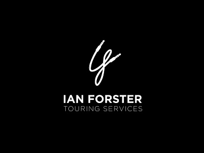 Ian Forster Touring Services branding identity logo music tour