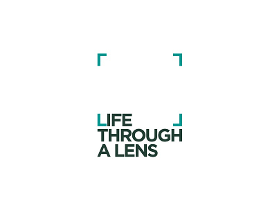Life Though A Lens branding identity logo photographer photography