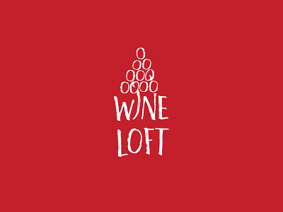 Wine Loft branding identity logo shop wine