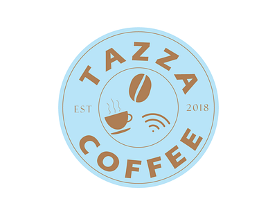 Daily logo challenge 5 coffee logo daily logo challenge design illustrator tazza logo