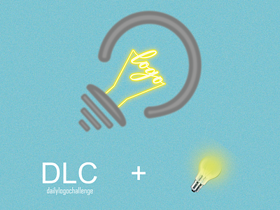 Daily logo challenge 11 dailylogochallenge illustrator light bulb logo