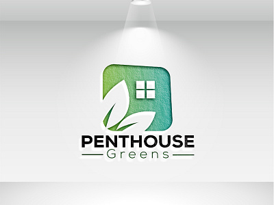 Penthouse Greens LOGO brand character design icon identity illustrator logo type typography vector