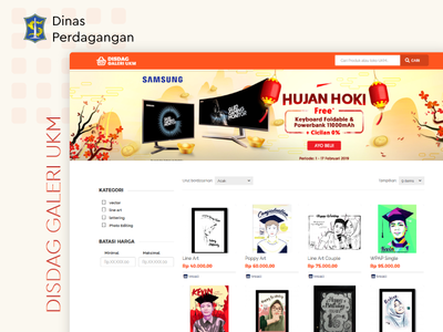 Home Page Galeri UKM Surabaya