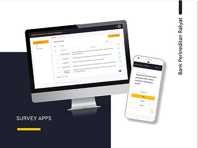 Survey apps - Bank Perkreditan Rakyat - Surabaya 2019 adobe illustrator design html html css layout sparkling surabaya surabaya ui uidesign