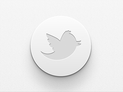 Twitter Button CSS3 & HTML5 branding button code coding css css3 demo experiment free html5 logo share sharing skeuomorphic social network twitter ui