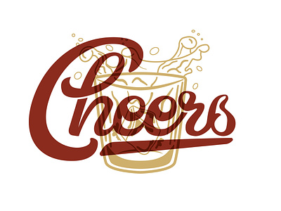 Cheers Handlettering design hand drawn handletter handlettered handlettering icon illustration illustrator lettering logo typography