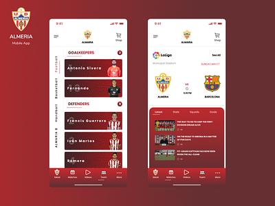 ALMARIA FC adobexd creative design figma design figmadesign ios mobile app design social app ui ux uxdesign