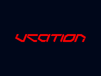 VCATION logo branding identity logo logotype type typo typography