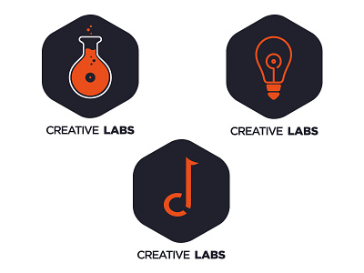 Creative Labs Logo Sketches 1 branding creative icons labs logo logotype music music industry records symbols