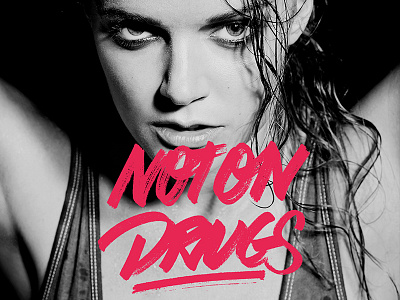 Tove Lo – Not On Drugs album cover artwork cover hand lettering music tove lo