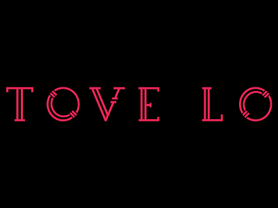 Tove Lo Logo branding logo logotype music tove lo