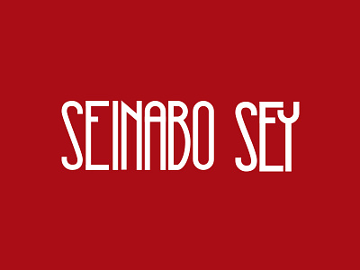 Seinabo Sey Logo Alternative branding logo seinabo sey