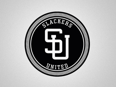 Slackers United badge identity logo streetwear