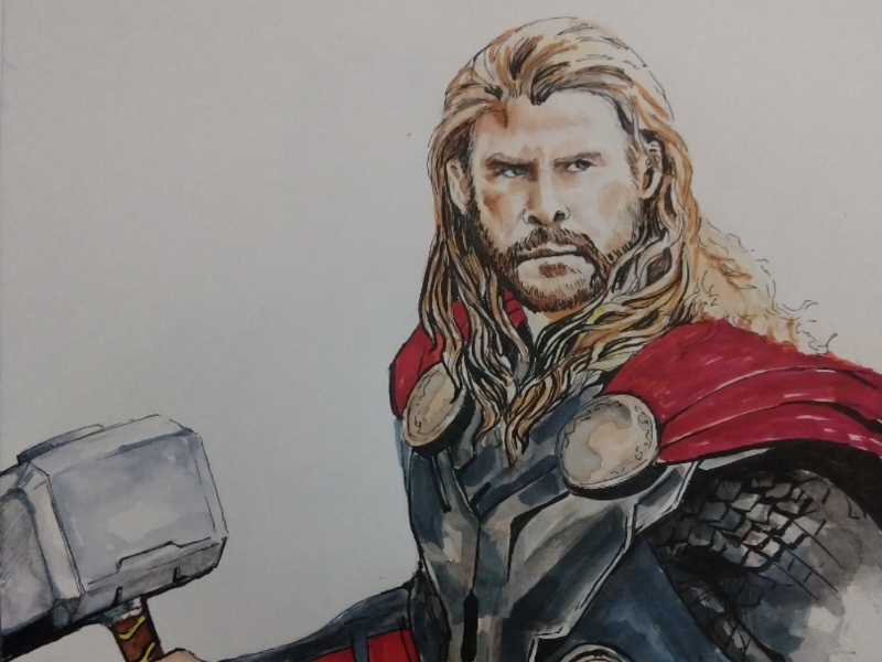 Avengers Thor Coloring Pages - GetColoringPages.com