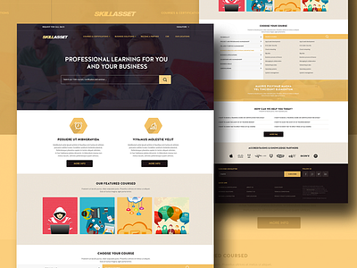 Skillasset - Homepage kabilansa onlinetraining ui webdesign