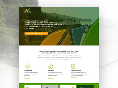 Nakheel - landing page design kabilansa landingpage profile realestate ui webdesign