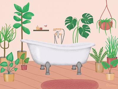 Jungle Bathroom