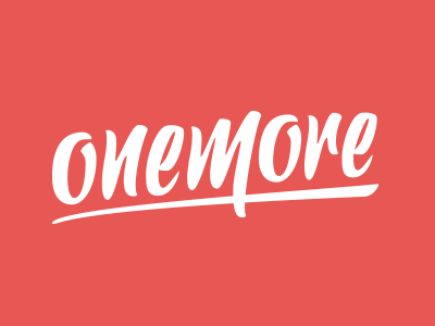 New Onemore logo brush logo