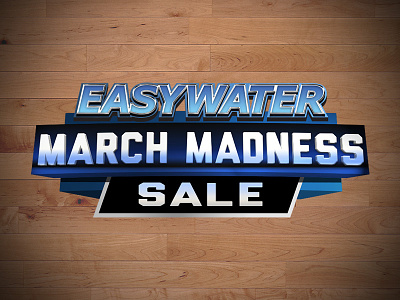 March Madness Sale banner basketball court easywater march madness sale sports