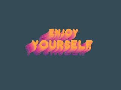 Enjoy Yourself branding graphic design illustration logo photoshop typography vector