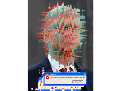 Published: Glitch Wenger arsenal arsene wenger design football glitch glitch effect glitchart graphic design magzine photoshop sport