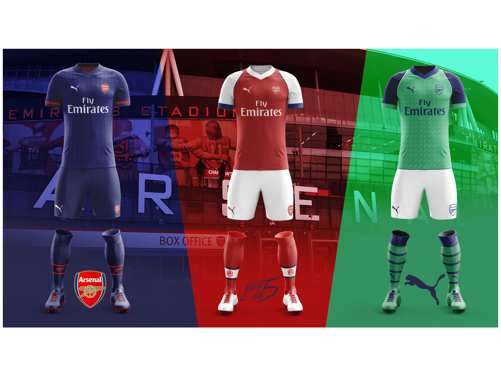 Concept Football Kits by Will Evans on Dribbble