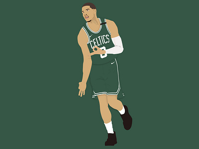 Jayson Tatum basketball celtics design graphic design nba nike photoshop poster sport tatum vector
