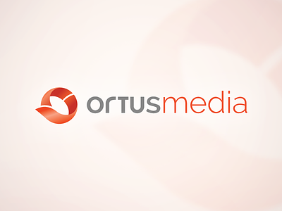 Ortus Media Logo brand branding design emblem icon identity logo logo design logotype mark sign symbol
