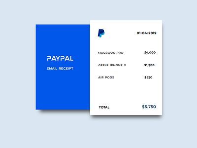 Paypal payment - email