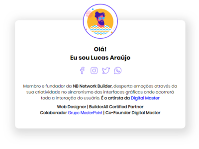My personal Web Designer profile adobe xd app avatar brasil card design design digital flat icon identity illustration illustrator minimal popup profile design ui ux vector web design website