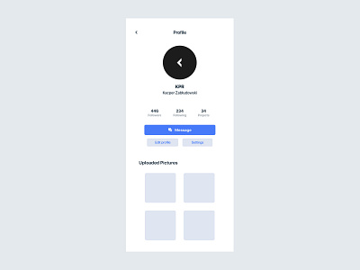 DailyUI 6 - User Profile