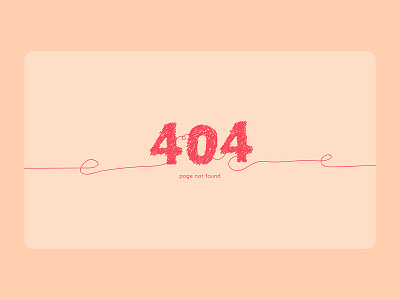 DailyUI 8 - 404 Page