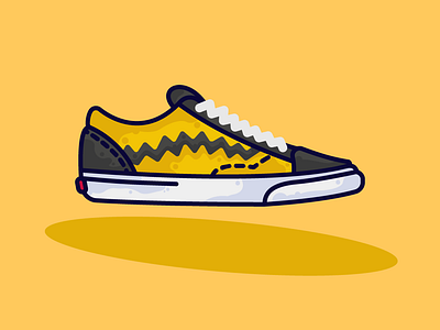 Vans X Peanuts 2d 2d art 2d artist art design flat illustration vector